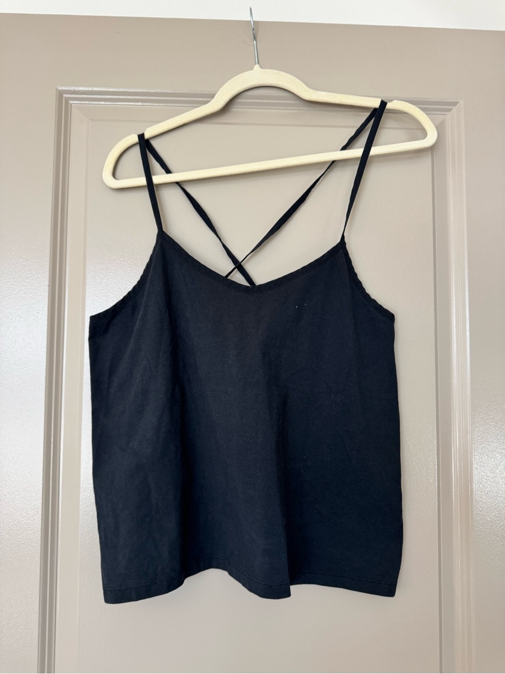 Madewell Women's Black Strappy Cami Top